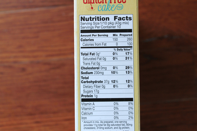 Nutrition Label