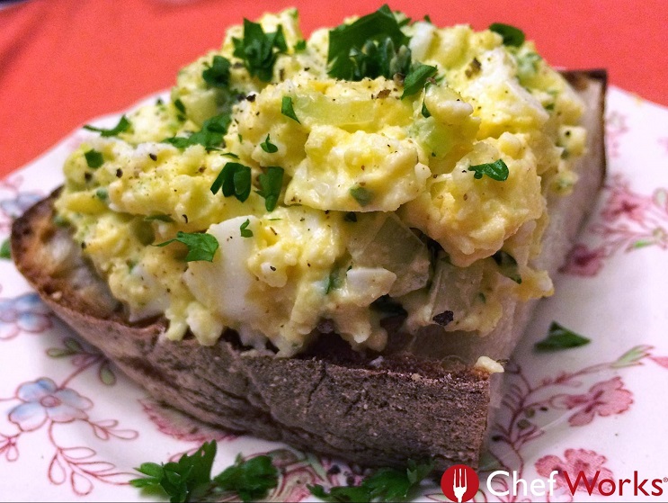The Best Egg Salad Recipe - I'd Rather Be A Chef