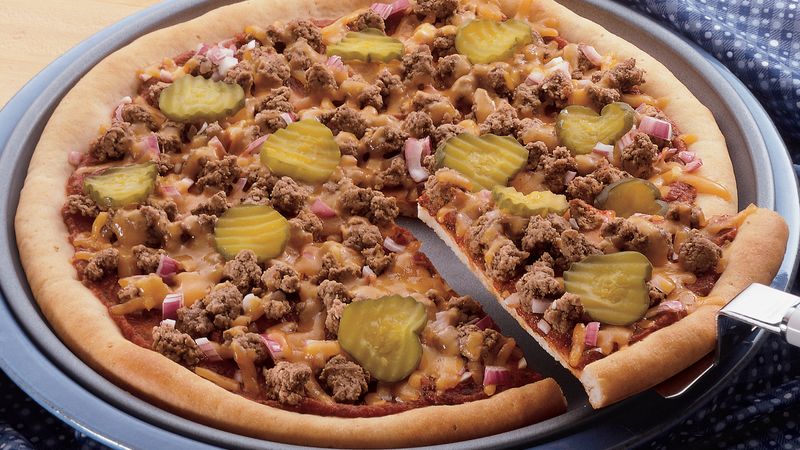 Cheeseburger Pizza